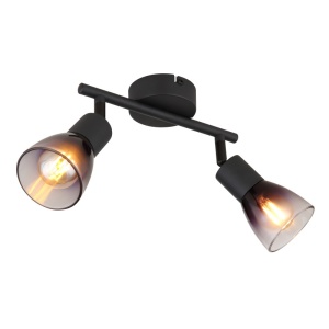 Plafoniera Satella 2xE14, IP20, neagra mat, Globo Lighting