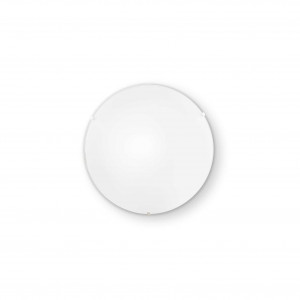 Corpuri de iluminat, Plafoniera Simply 007960, 1xE27, alba, IP20, Ideal Lux - savelectro.ro