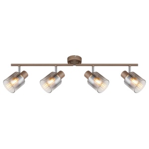 Plafoniera Walton, 4xE14, IP20, cafenie mat, Globo Lighting