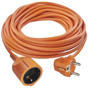 Prelungitor electric 20m, 3x1.0mm, Schuko, protectie copii, portocaliu, Emos