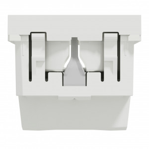 Priza simpla cu impamantare, standard german, 2 module, 16A, alba, Schneider Noua Unica [6]- savelectro.ro