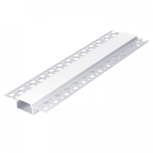 Profil Banda LED 58x11.5mm, Incastrat (ST), pentru Rigips, Aluminiu + Alb Mat, 2m, Kobi [3]- savelectro.ro