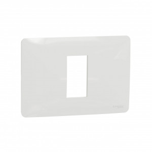 Rama 1 modul pentru suport de 3, alba, IP20, Schneider Noua Unica