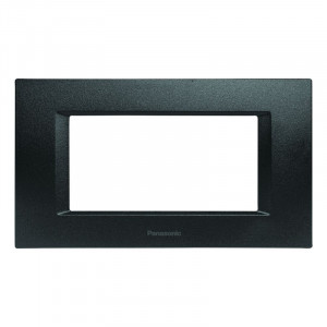 Prize si intrerupatoare, Rama 3 module Thea Modular Panasonic, Negru - savelectro.ro
