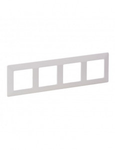 Prize si intrerupatoare, Rama 4 module, IP20, alba, Legrand Valena Life - savelectro.ro