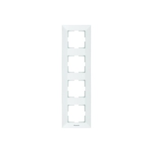 Prize si intrerupatoare, Rama 4 module verticala IP20, Alb, Panasonic Arkedia - savelectro.ro