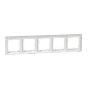 Rama 5 module IP 20, Alb, Schneider Sedna Design [4]- savelectro.ro
