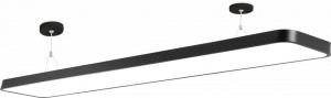 Lustre LED, (RESIGILAT) Lustra LED Blade BR-BH16-08281, 45W, 4050lm, lumina calda+neutra+rece, IP20, neagra, Braytron - savelectro.ro