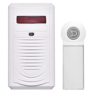 Sisteme Smart Home, Sonerie fara fir Emos, max. 60 m, 75 dB, alimentare la retea, alb - savelectro.ro