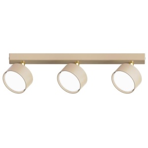 Spoturi, Spot aplicat Capris 3xGX53, liniar, orientabil, IP20, bej+auriu, Masterled - savelectro.ro