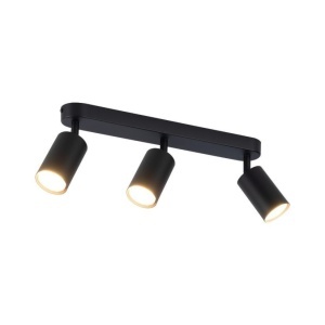 Spoturi, Spot aplicat Core, 3xGU10, IP20, negru, Klausen - savelectro.ro