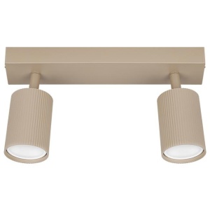 Spot aplicat Lucerno 2xGU10, orientabil, IP20, bej, Masterled [2]- savelectro.ro