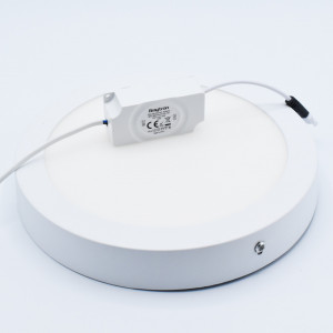 Aplica LED SMD rotunda 18W, 1360 lm, IP20, lumina calda (3000K), Ø220mm, alb, Braytron