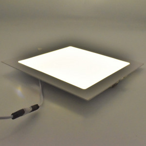 Spot led patrat incastrat 18W, 1360 lm, IP20, lumina naturala (4200K), 220x220mm, alb, Braytron
