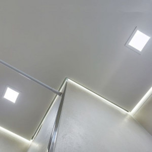 Spot LED 18W Incastrat, Patrat, V-TAC, 1850lm, Lumina Calda (3000K), Alb [3]- savelectro.ro