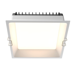 Spoturi, Spot LED 24W Incastrat, Maytoni, 1700lm, Lumina Calda+Neutra+Rece, Alb - savelectro.ro
