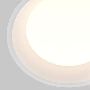 Spot LED 24W Incastrat, Maytoni, 1840lm, Lumina Calda+Neutra+Rece, Alb [2]- savelectro.ro