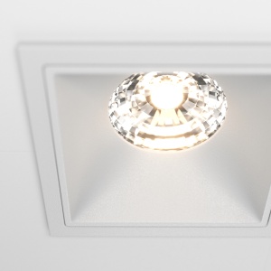 Spot LED 30W Incastrat, Maytoni, 2250lm, Lumina Calda (3000K), Alb [2]- savelectro.ro
