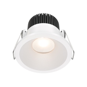 Spot LED 6W Incastrat, Dimabil, Maytoni, 420lm, Lumina Calda (3000K), Alb [1]- savelectro.ro