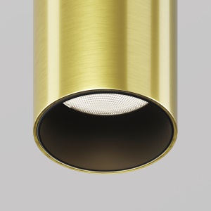 Spot LED 6W Incastrat, Maytoni, 270lm, Lumina Calda (3000K), Negru+Arama [2]- savelectro.ro