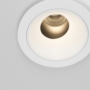 Spot LED 7W Incastrat, Maytoni, 400lm, Lumina Calda (3000K), Negru [3]- savelectro.ro