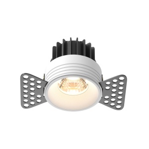 Corpuri de iluminat, Spot LED 7W Incastrat, Maytoni, 460lm, Lumina Calda (3000K), Alb - savelectro.ro