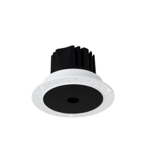 Spoturi LED, Spot LED incastrat Infinity Trimless, 12W, 780lm, lumina calda (3000 K), IP20, negru, Ideal Lux - savelectro.ro