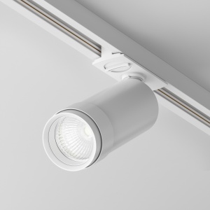 Corpuri de iluminat, Spot LED pe Sina, 12W, Maytoni Focus Zoom, 900lm, Lumina Neutra (4000 K), Dimabil, Alb - savelectro.ro