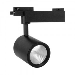 Spot LED pe Sina 30W, Braytron, 2660lm, Lumina Rece (5000K), Negru [1]- savelectro.ro