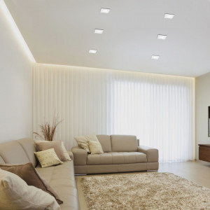 Spot Lois LED, ceiling, patrat, metal, alb mat, 170 lm, lumina neutra (4000K), 5576, Rabalux [4]- savelectro.ro