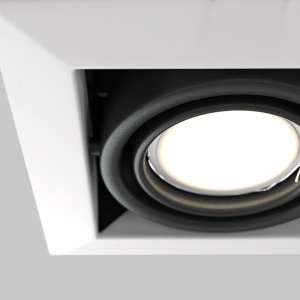 Spot Metal DL008-2-01-W, incastrat, 1xGU10, alb, IP20, Maytoni [2]- savelectro.ro