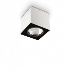 Spot Mood 140933, patrat, 1xGU10, alb, IP20, Ideal Lux