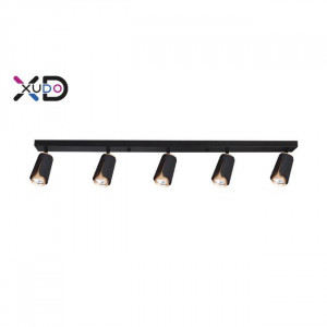 Spoturi, Spot Xudo XD-IK265B, orientabil, 5xGU10, auriu+negru, IP20, Masterled - savelectro.ro