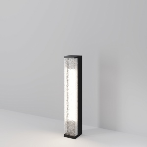 Stalpi iluminat exterior, Stalp LED exterior Floeva 9W, 500mm, 580 lm, lumina calda (3000 K), IP65, negru, Maytoni - savelectro.ro