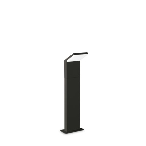 Stalpi iluminat exterior, Stalp LED exterior Style H050 8.5W, 720lm, lumina calda (3000 K), IP54, negru, Ideal Lux - savelectro.ro