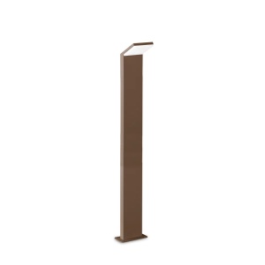 Stalpi iluminat exterior, Stalp LED exterior Style H100 8.5W, 790lm, lumina neutra (4000 K), IP54, cafeniu, Ideal Lux - savelectro.ro