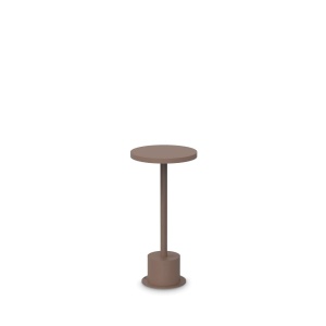 Stalpi iluminat exterior, Stalp LED exterior Toffee D160 H025, 11W, 890lm, lumina calda (3000 K), IP65, cafeniu, Ideal Lux - savelectro.ro