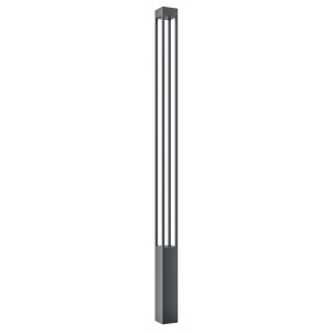 Corpuri de iluminat, Stalp pentru exterior LED Elbe O424FL-L25GF, 25W, 1500lm, lumina calda, IP65, grafit, Maytoni - savelectro.ro