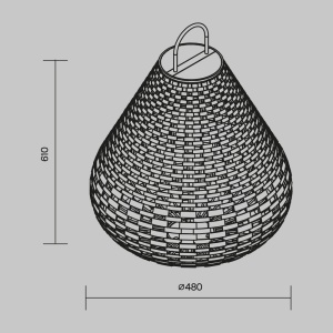 Stalp pentru exterior LED Plet OSL599FL-L5B3K1, cu senor, 5W, 250lm, lumina calda, IP54, negru, Maytoni [5]- savelectro.ro