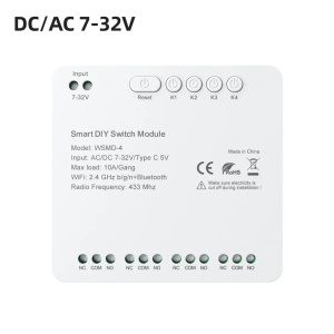 Intrerupatoare Inteligente, Switch Smart 4 Canale Avatto 7-32 V – WiFi, Tuya Smart - savelectro.ro
