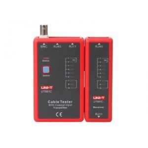 Multimetre si alte aparate de masura, Tester cablu UT681C, RJ45, RJ11, UNI-T - savelectro.ro