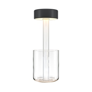 Corpuri de iluminat, Veioza LED MOD229TL-L3B3K1, dimabila, cu intrerupator, 3W, 120lm, lumina calda+neutra, IP20, transparenta+neagra, Maytoni - savelectro.ro