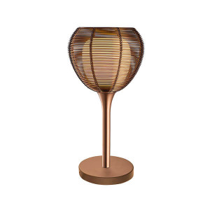 Lampi de birou si veioze, Veioza Nest KL108036, cu intrerupator, 1xE14, cafenie+alba, IP20, Klausen - savelectro.ro