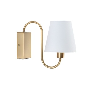Corpuri de iluminat, Aplica Classic AP1 G, E14, alba, alama, Klausen - savelectro.ro