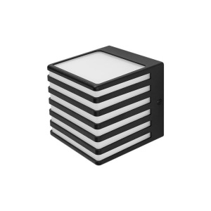 Corpuri de iluminat exterior, Aplica de exterior Cube-3, GX53, IP54, neagra, Masterled - savelectro.ro