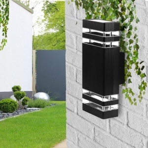 Aplica de exterior Inez duo, 2xGU10, IP65, neagra, Masterled [5]- savelectro.ro