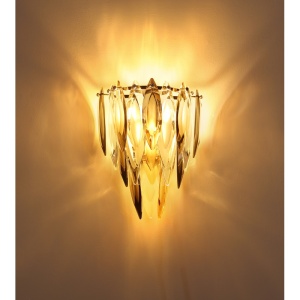 Aplica Elinor, 3xE14, IP20, aurie+cristale K9, Globo Lighting [2]- savelectro.ro
