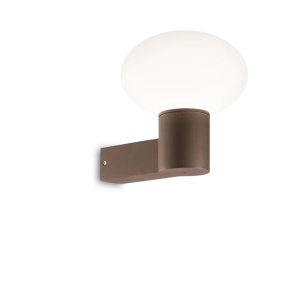 Aplica exterior Clio 1xE27, IP44, cafenie, Ideal Lux