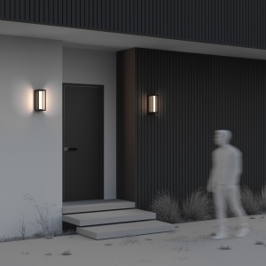 Aplica exterior LED Expo 12W, 650lm, lumina calda (3000 K), IP54, neagra, Outdoor [4]- savelectro.ro