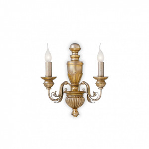 Aplica Firenze 020846, 2xE14, aurie, IP20, Ideal Lux